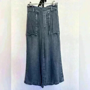 YFB Young Fabulous and Broke Sadie Pull On Wide Leg Jeans Size Medium